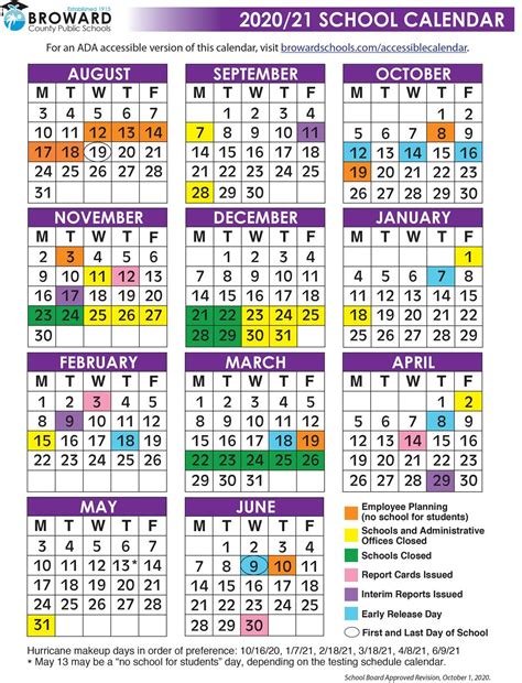Bcps Calendar 2020 21